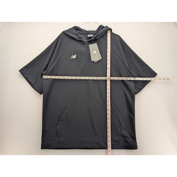 NWT New Balance SS Fleece BP Hoodie in Black size Medium - Picture 6 of 6
